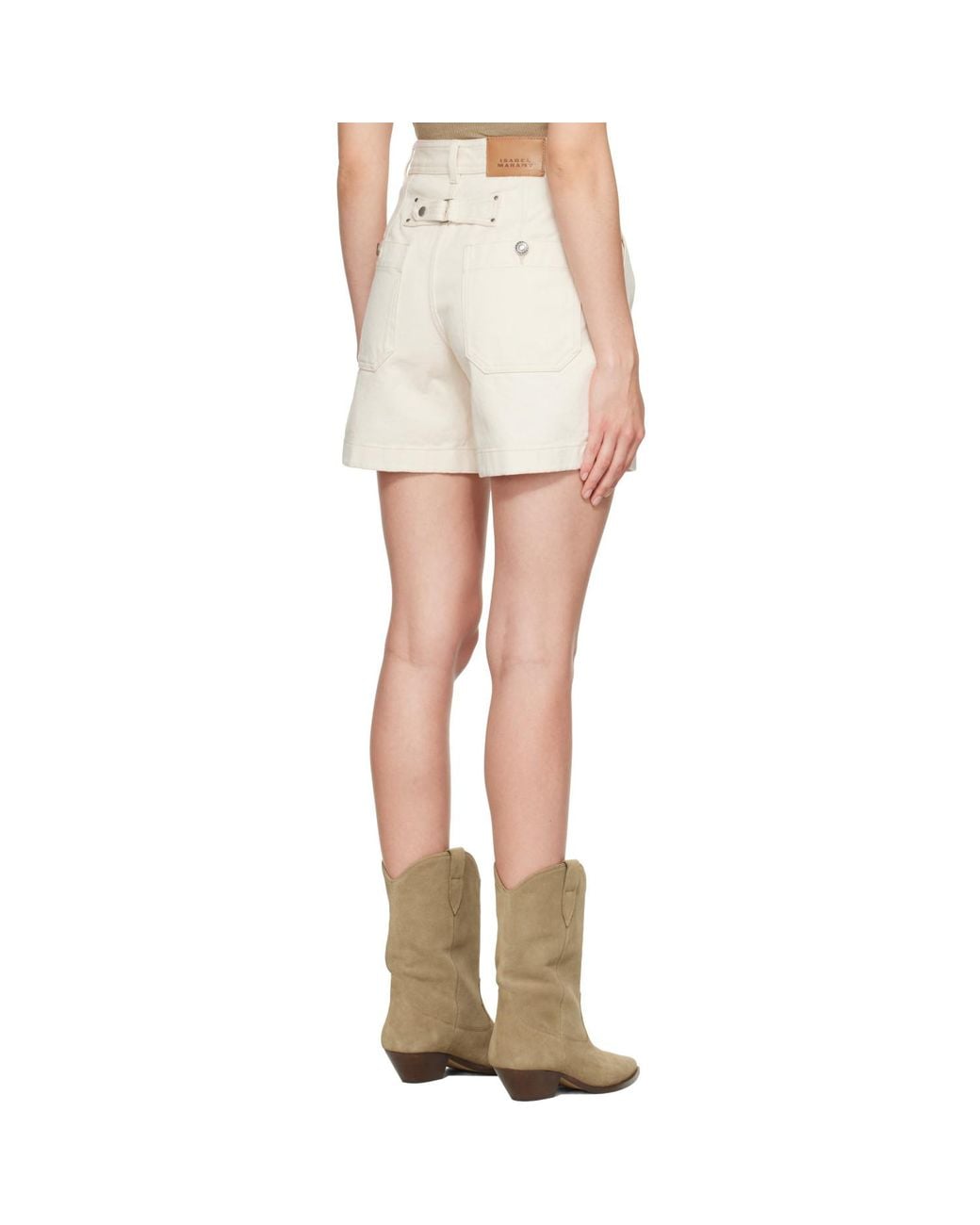 Isabel Marant White Off- Eveja Shorts