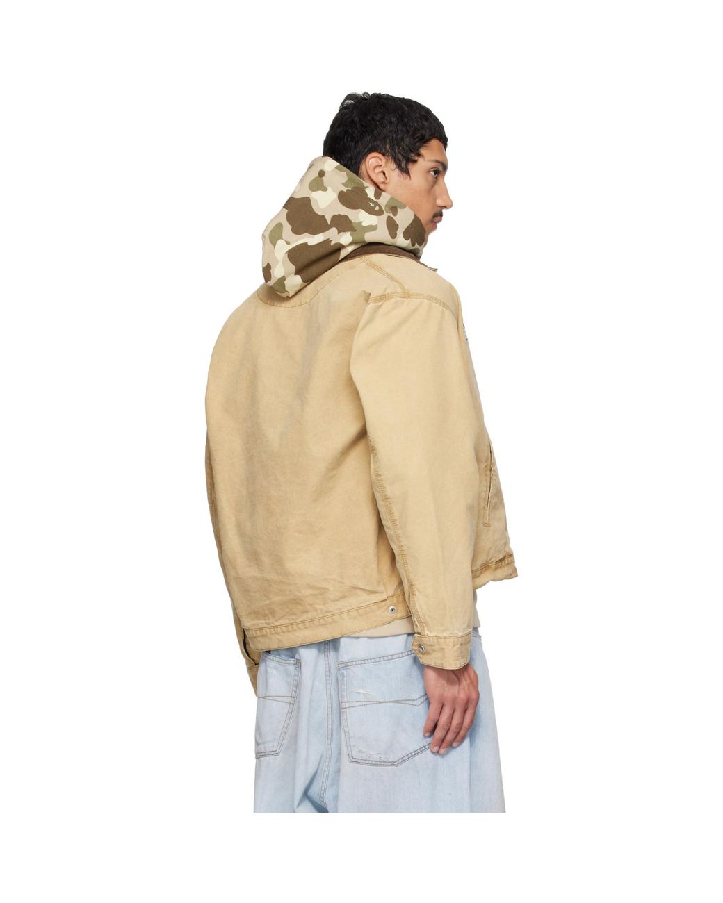 A Bathing Ape Metallic Work Jacket for men