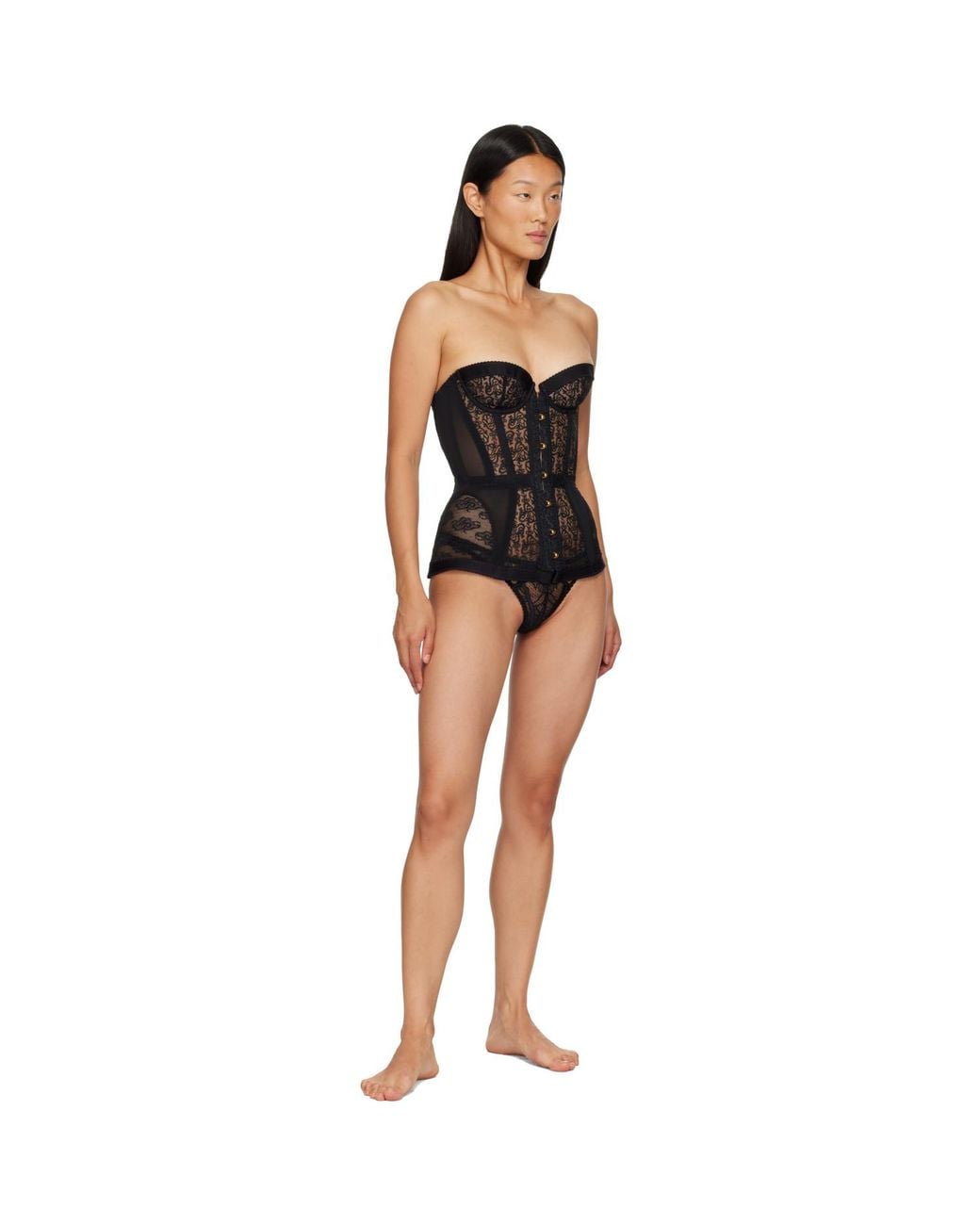 Agent Provocateur Black Mercy Corset
