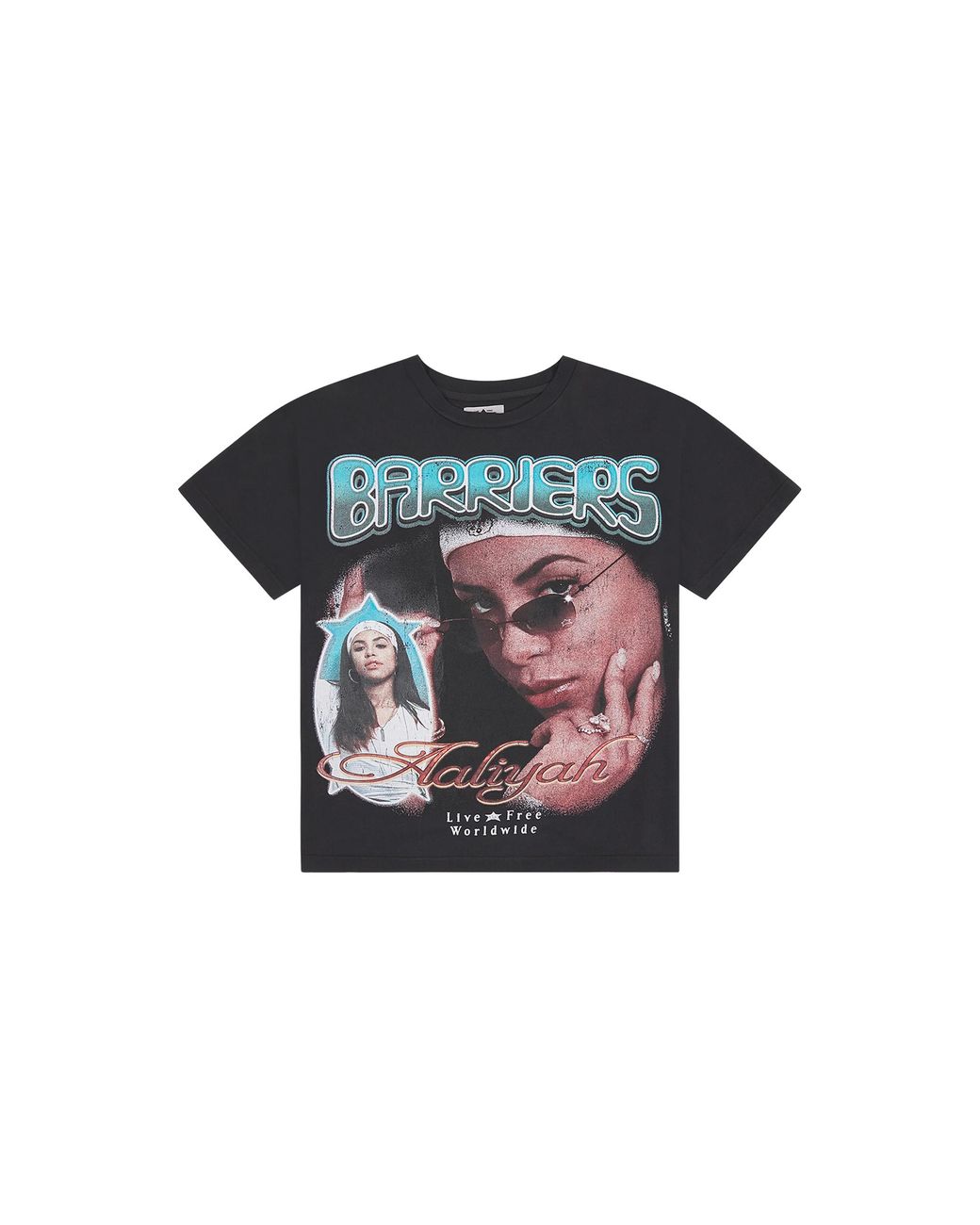 Barriers Black Live Free T-Shirt Bar65" for men