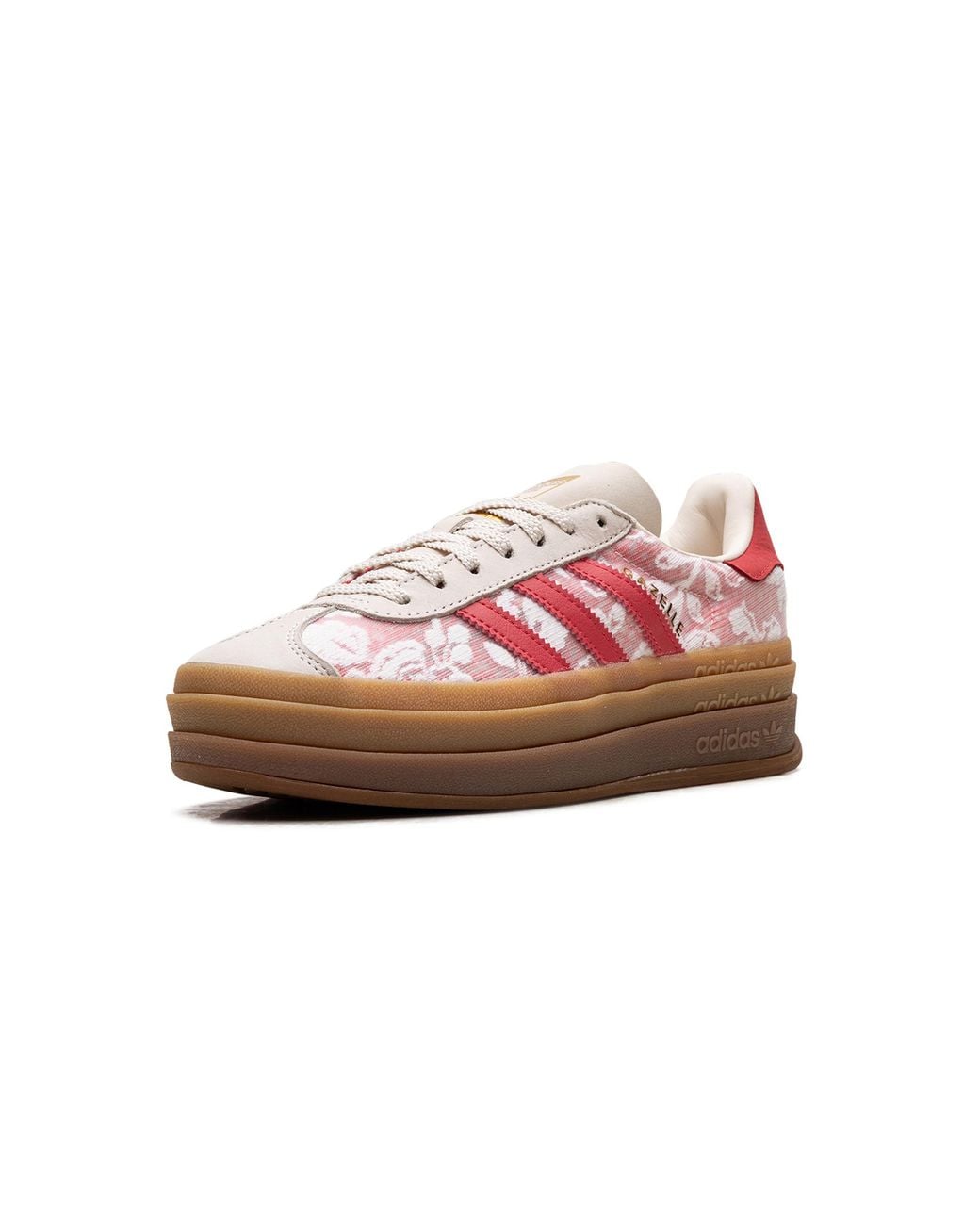Adidas Black Gazelle Bold "Liberty London Better Scarlet" Jr8885"