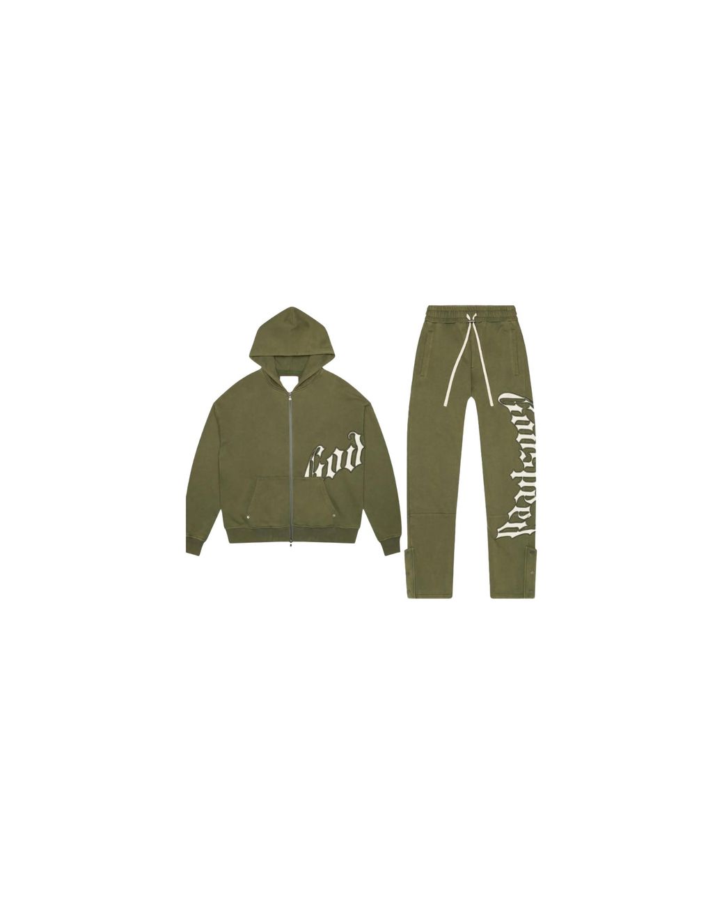 GODSPEED NEW YORK Green Og Logo Sweatsuit V2 Og Logo Sweatsuit V2" for men