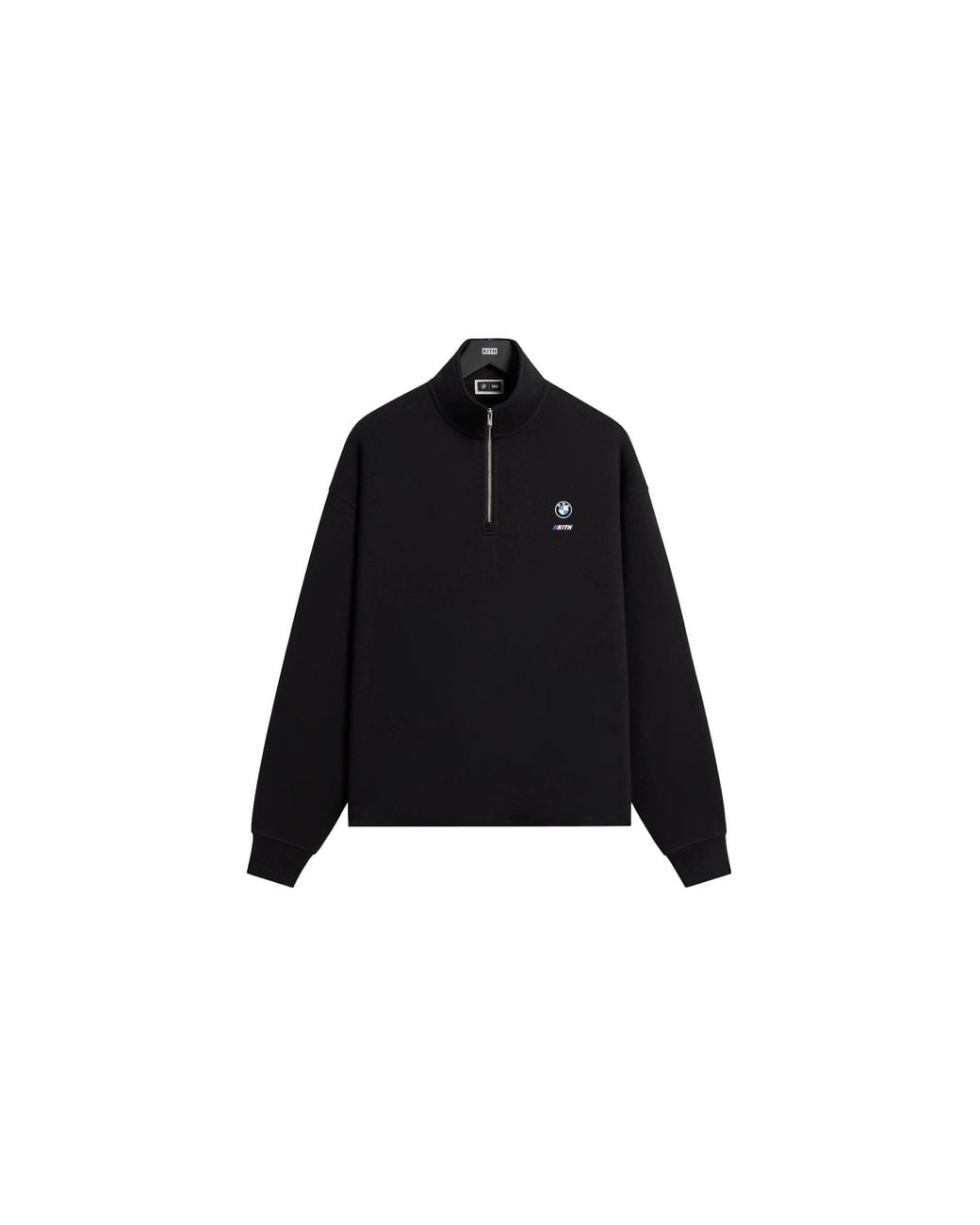 Kith Black Bmw Nelson Quarter Zip Khmg030028 001" for men