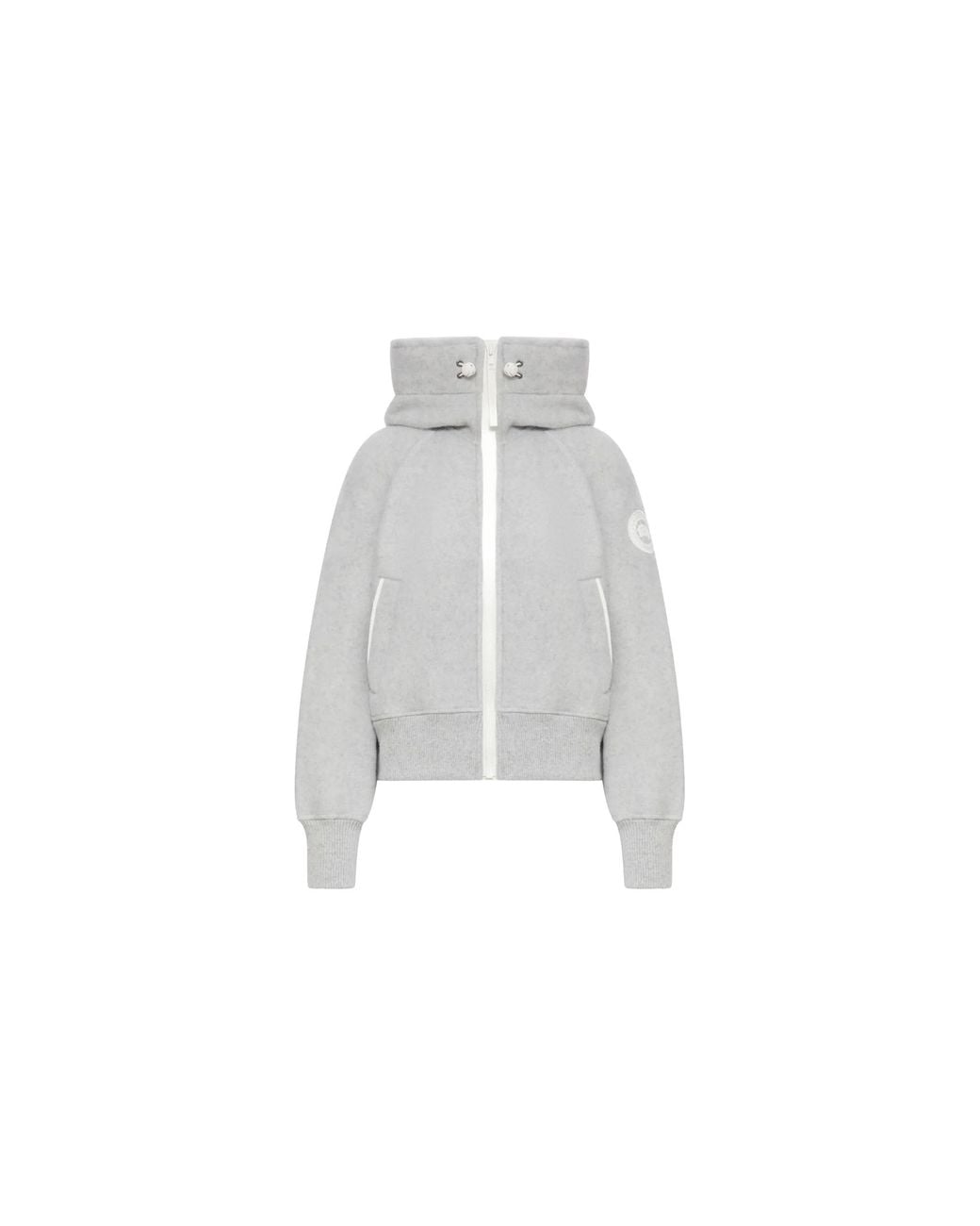 Canada Goose Black Chilliwack Fleece Bomber "Silverbirch Heather" 7102Ww 9309"