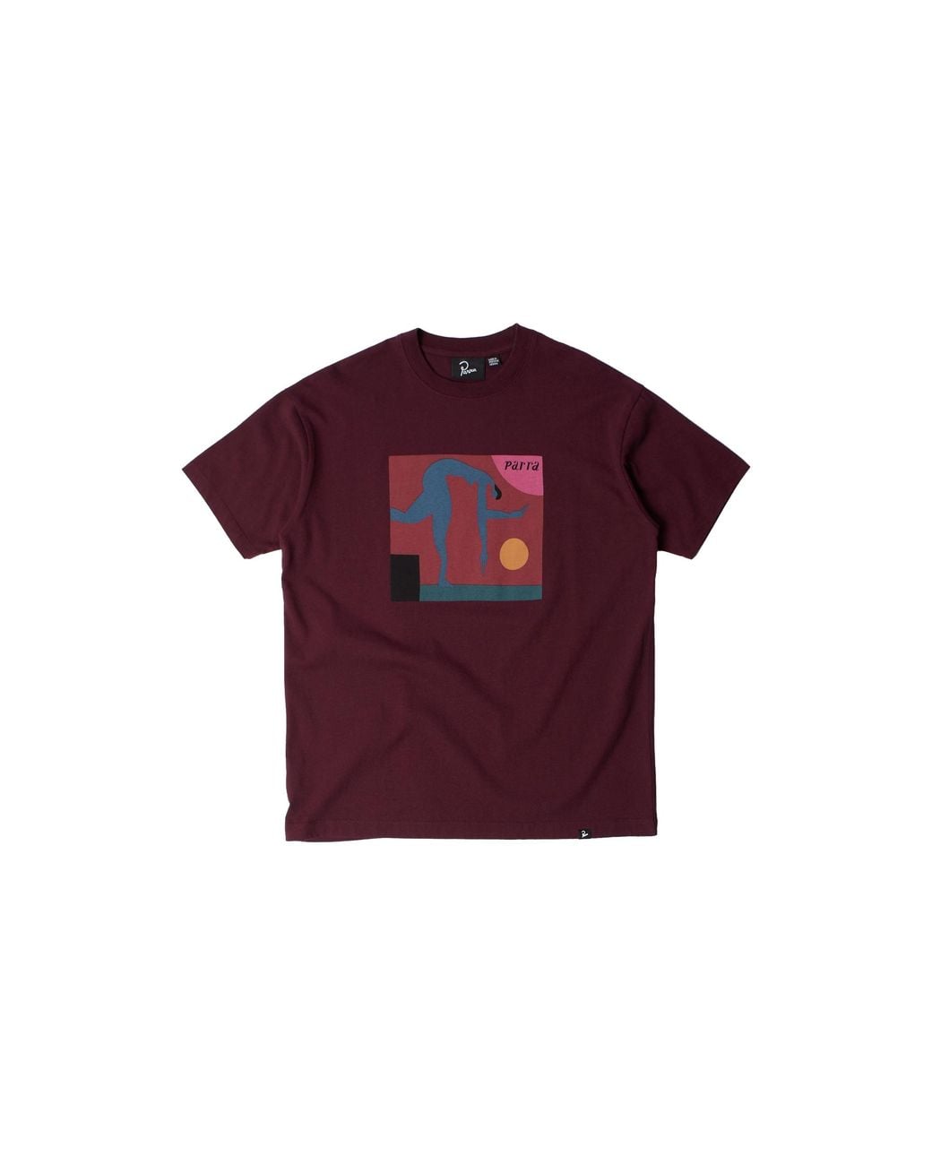 by Parra Red Tripped Up T-Shirt "Dark" 56210" for men