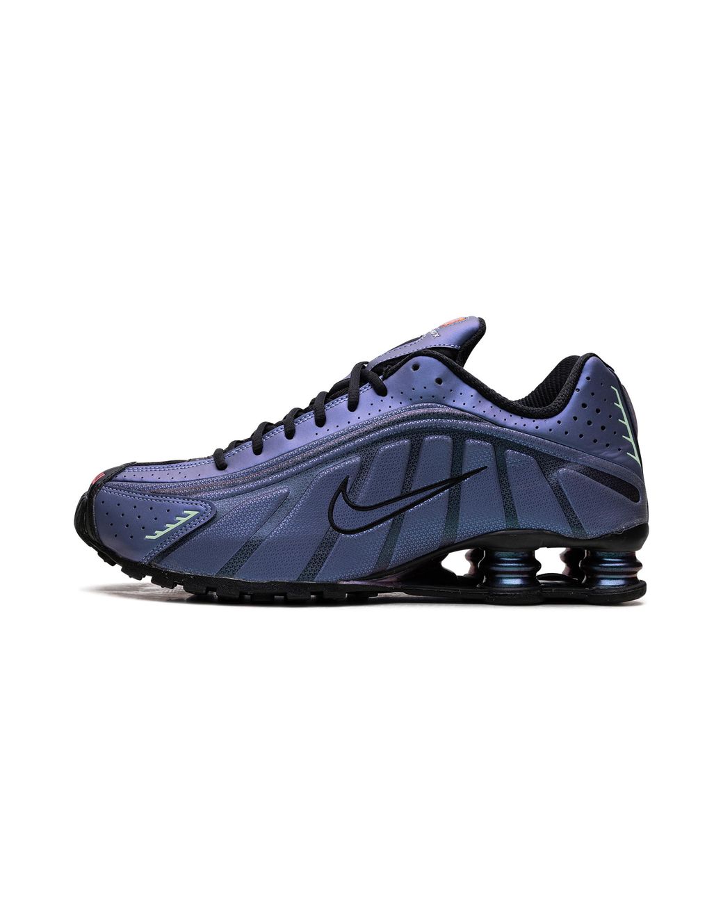 Nike Blue Shox R4 "Iridescent" Hq3446 001" for men