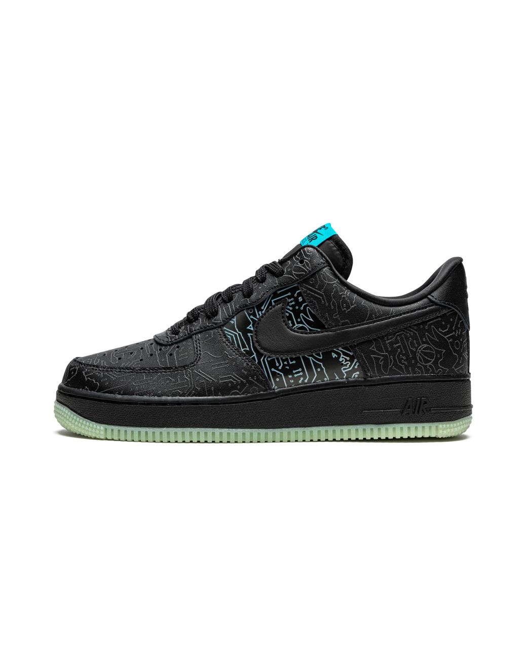 Nike Black Air Force 1 Low "Space Jam for men