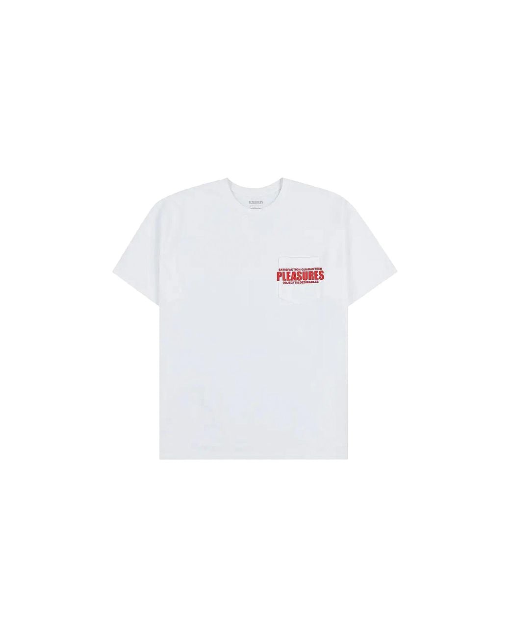 Pleasures Black Staff Pocket T Shirt P24W044- for men