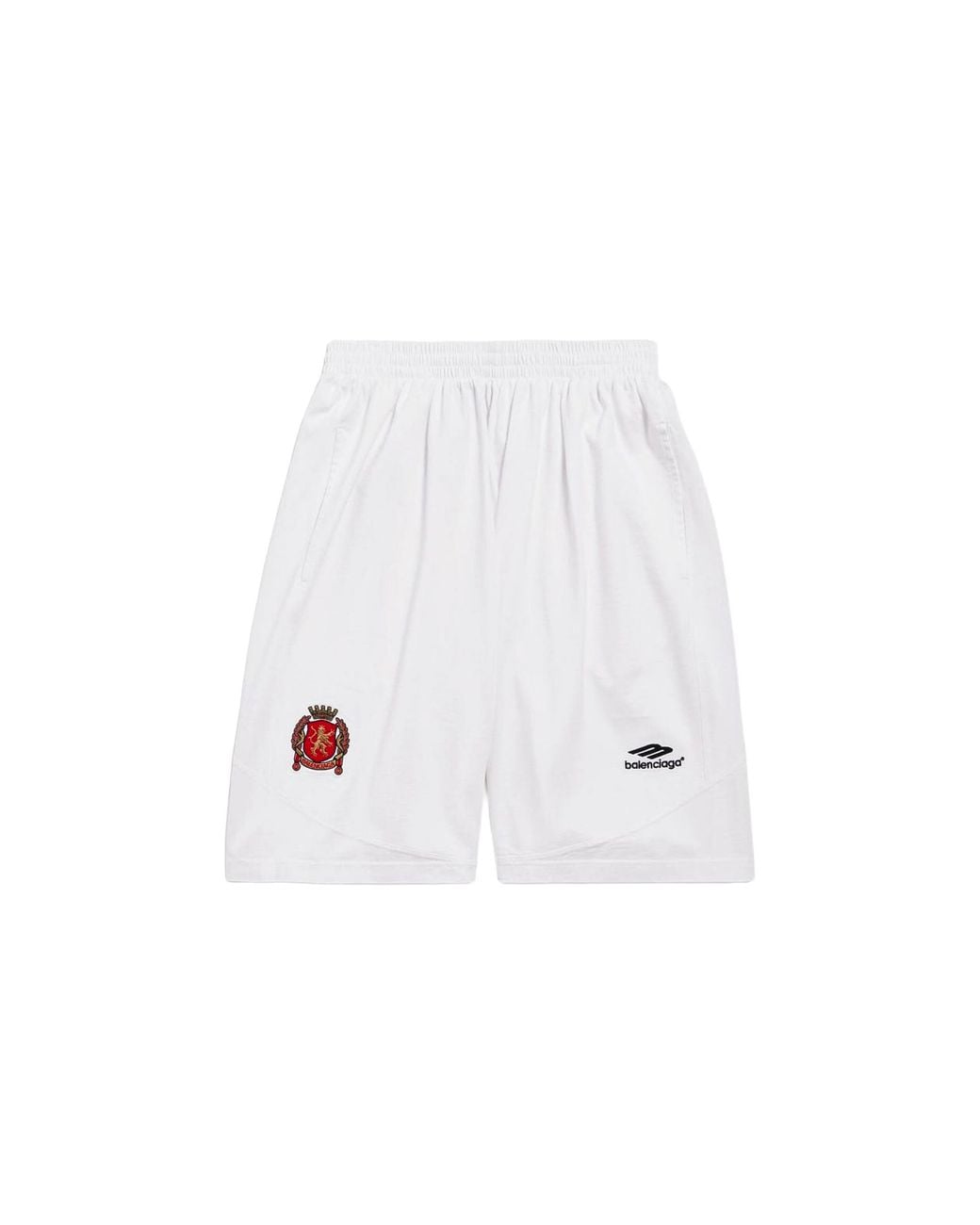 Balenciaga Black Baggy Soccer Shorts 777709Tpvw29040" for men