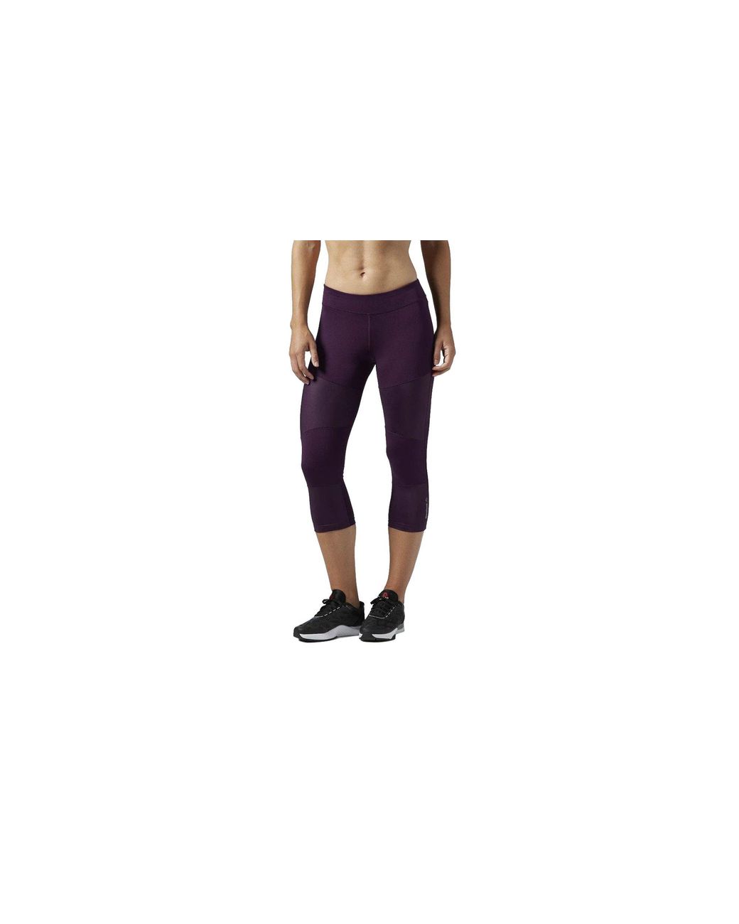 Reebok Black Df Capri "Royal Orchid" Ab1952"
