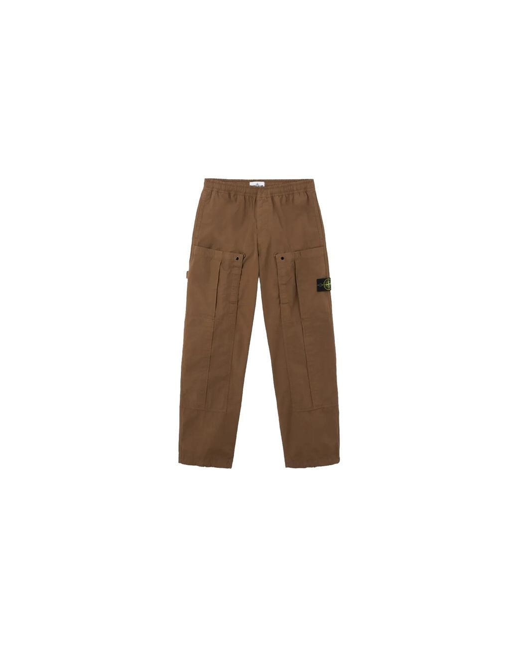 Stone Island Black Basic Cargo Pocket Pants "Umber" 3100007 S0298 V007C" for men