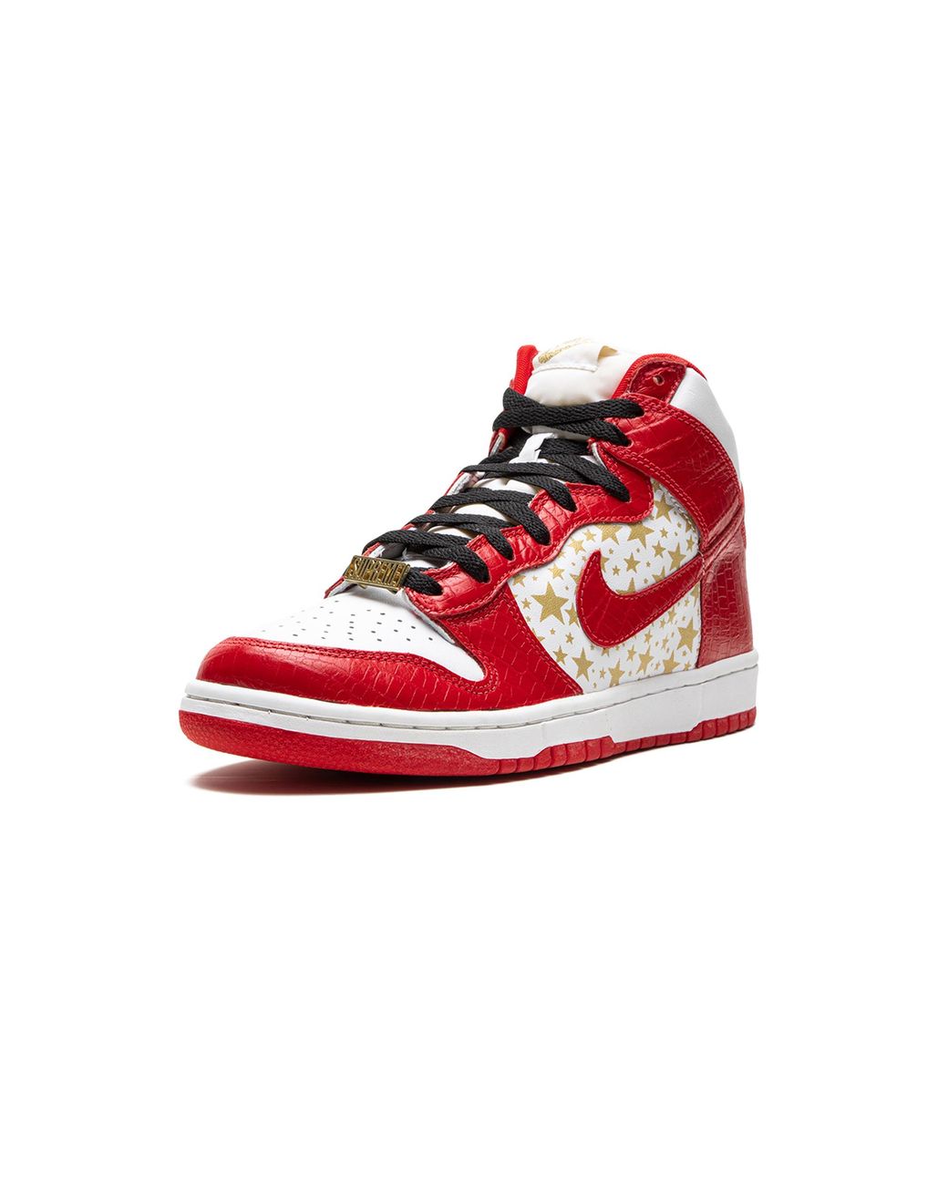 Nike Red X Supreme Sb Dunk High Pro Stars" Sneakers for men