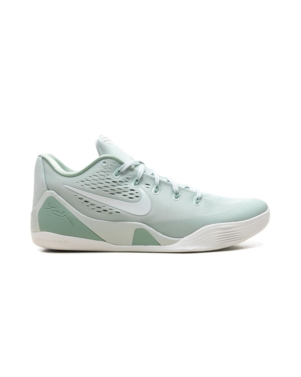 Nike Gray Kobe 9 Em Low Protro "Light Steam" Ih1401 003" for men