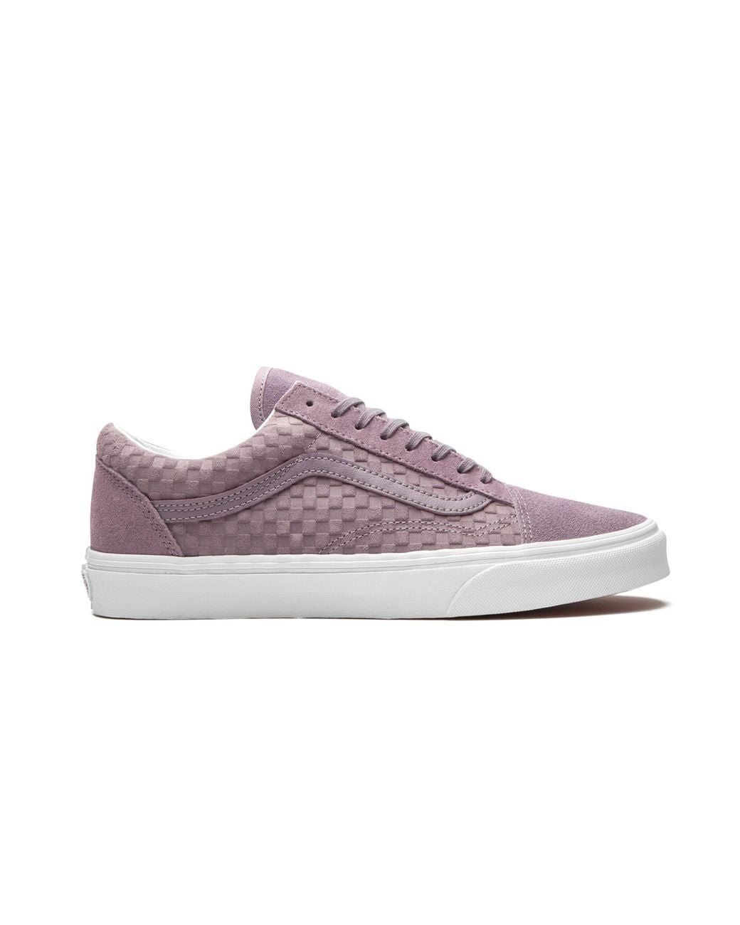 Vans Purple Old Skool "Embossed Mini Check for men