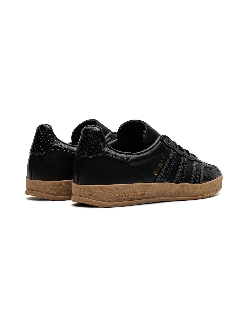 Adidas Black Gazelle Indoor "Core Snakeskin" If1978" for men