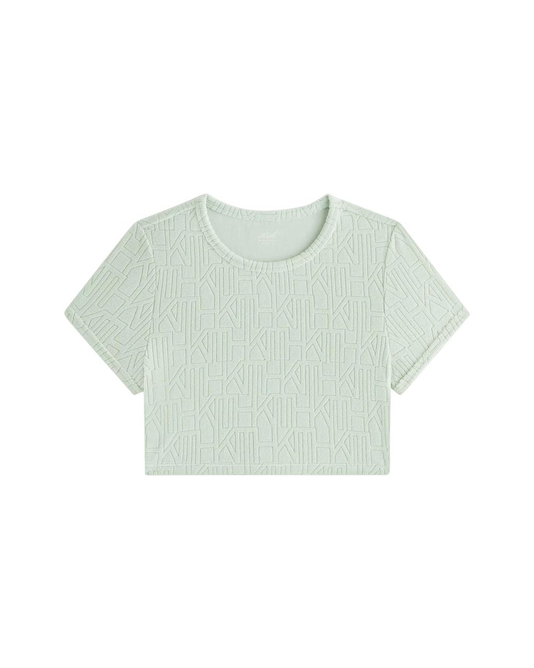 Kith Black Yeni Monogram Towel Ringer T-Shirt Khw030572 4008"