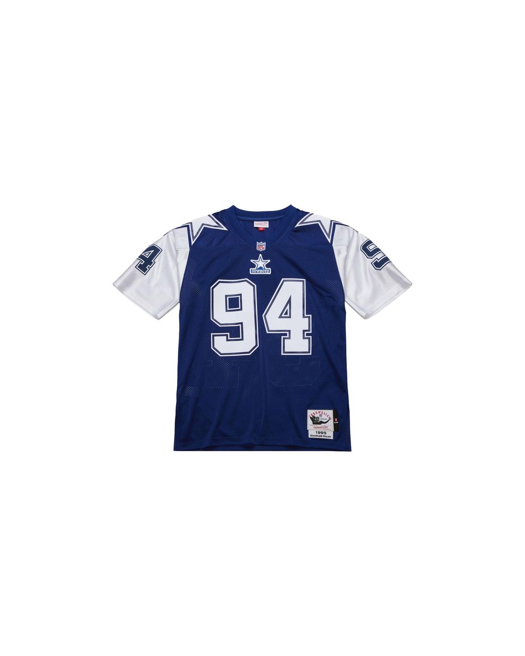 Mitchell & Ness Blue Nfl Dark Jersey Cowboys 1995 Charles Haley "Cowboys" Ajy67394 Dco95Chanavy" for men