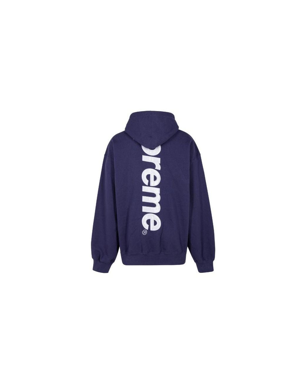 Supreme Satin Appliqué Hooded Sweatshirt 