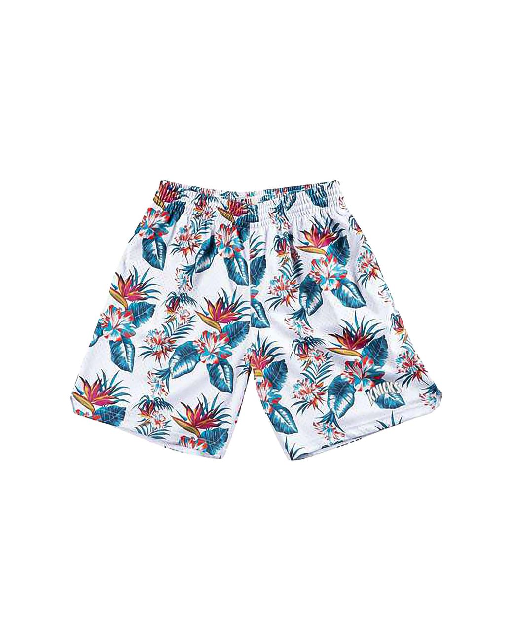 Mitchell & Ness Blue Nba Floral Swingman Shorts "1991 New York Knicks" Smshng18271-Nykblck91" for men