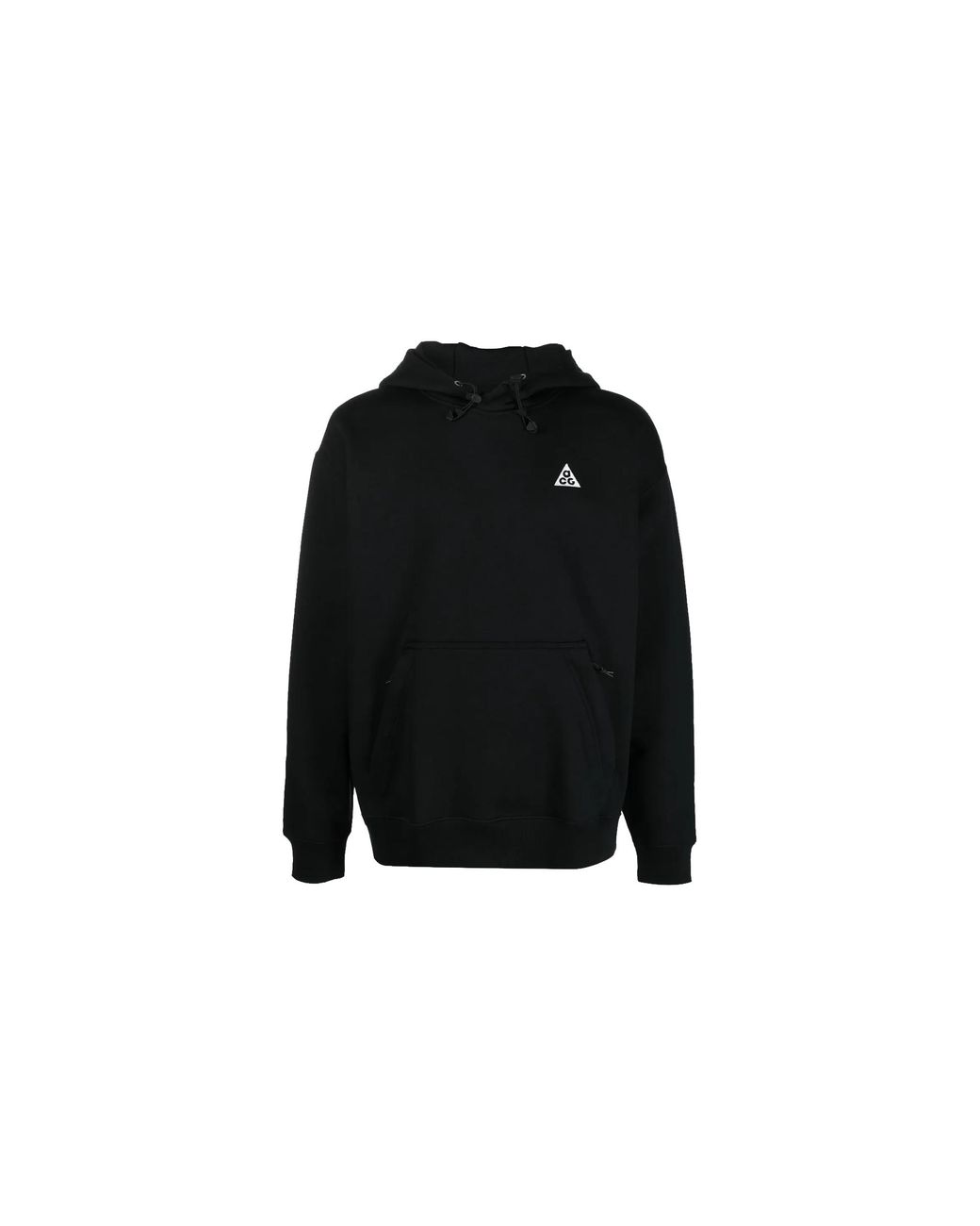 Nike Black Acg Pullover Hoodie "Tuff Fleece" Dz3392 010" for men