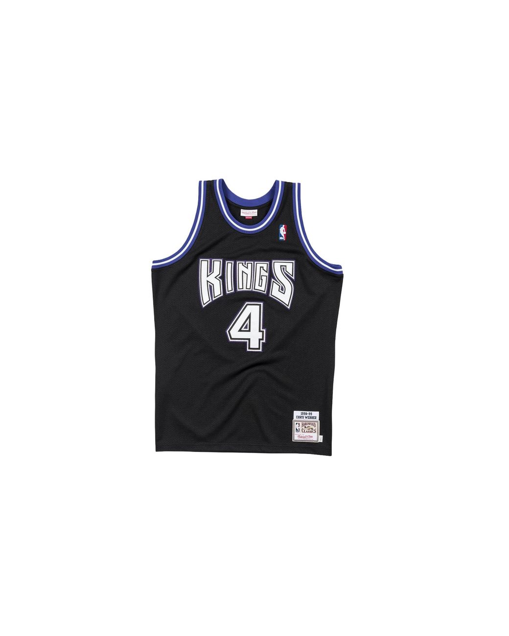 Mitchell & Ness Black Nba Authentic Jersey "Sacramento Kings 1998-99 Chris Webber" Ajy4Lg19021-Skiblck98Cwe" for men