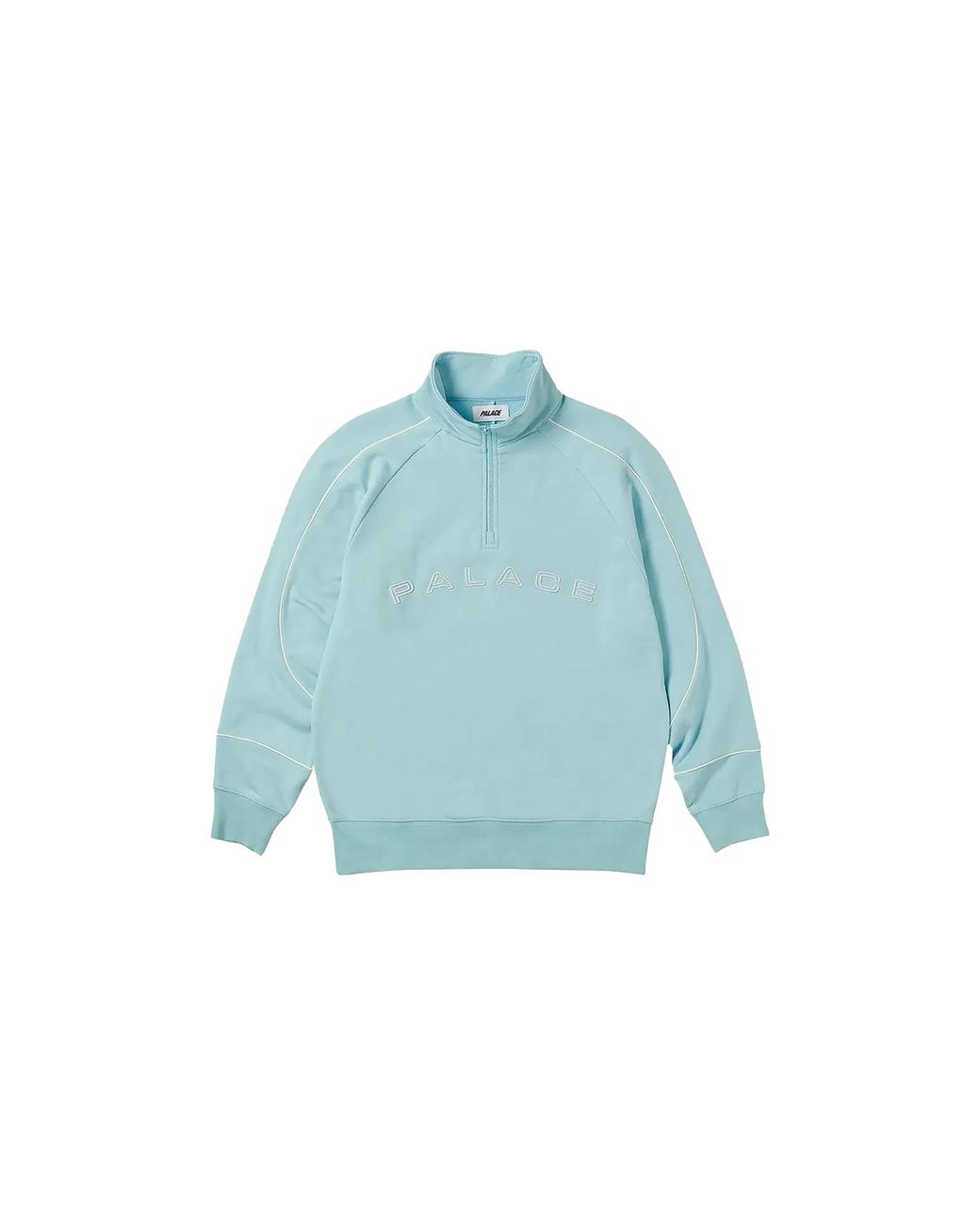 Palace Blue Sport Piped 1/4 Zip "Crystalised" P0047" for men