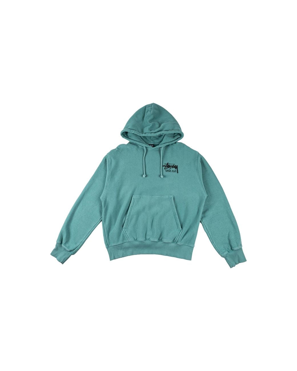 Stussy Blue Basic Pullover Hoodie "Santa Ana Exclusive for men