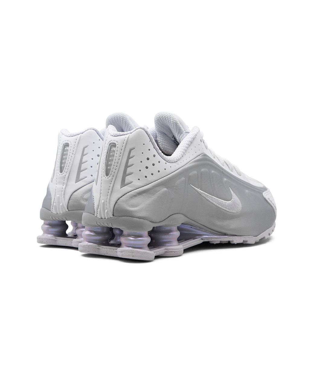 Nike Gray Shox R4 Metallic Platinum" Hf5076 100"