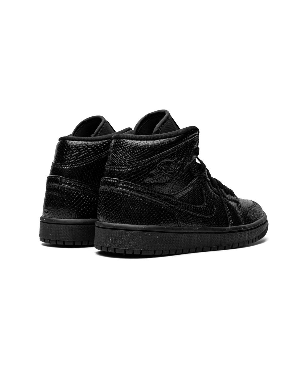 Nike Black Air 1 Mid Snakeskin" Bq6472 010"