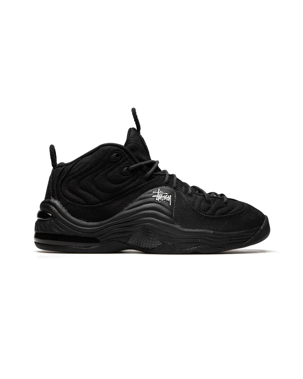 Nike Black Stussy X Air Penny 2 "Triple" Dq5674 001" for men