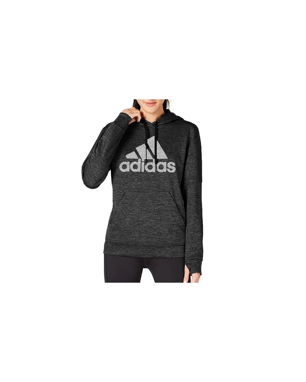 Adidas Black Originals Shine Logo Hoodie "Dark" Dx5111"