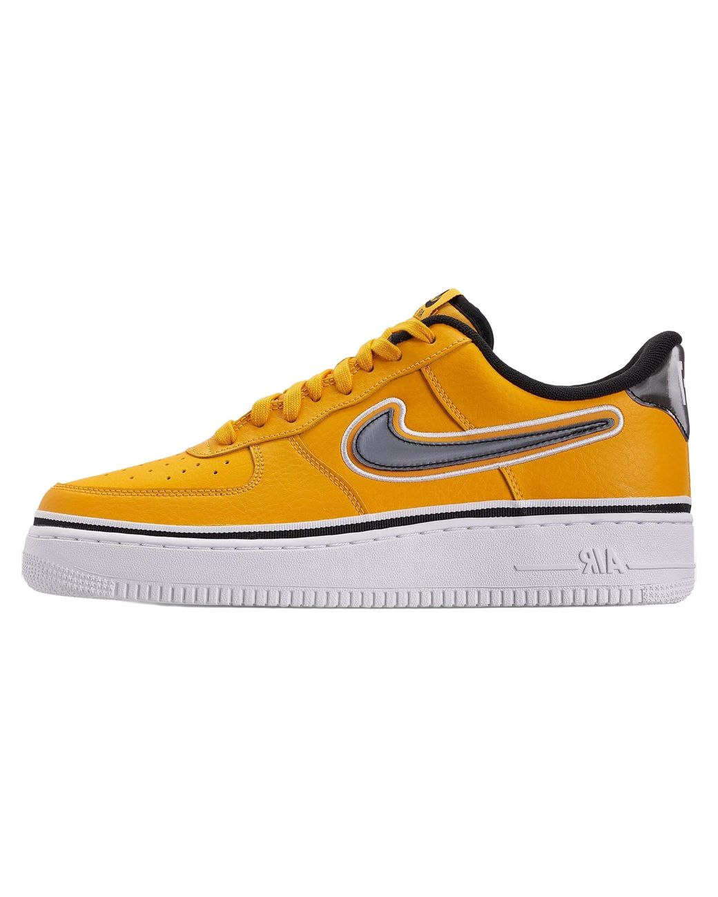 Nike Yellow Air Force 1 Low Sport "Nba University" Bv1168 700" for men