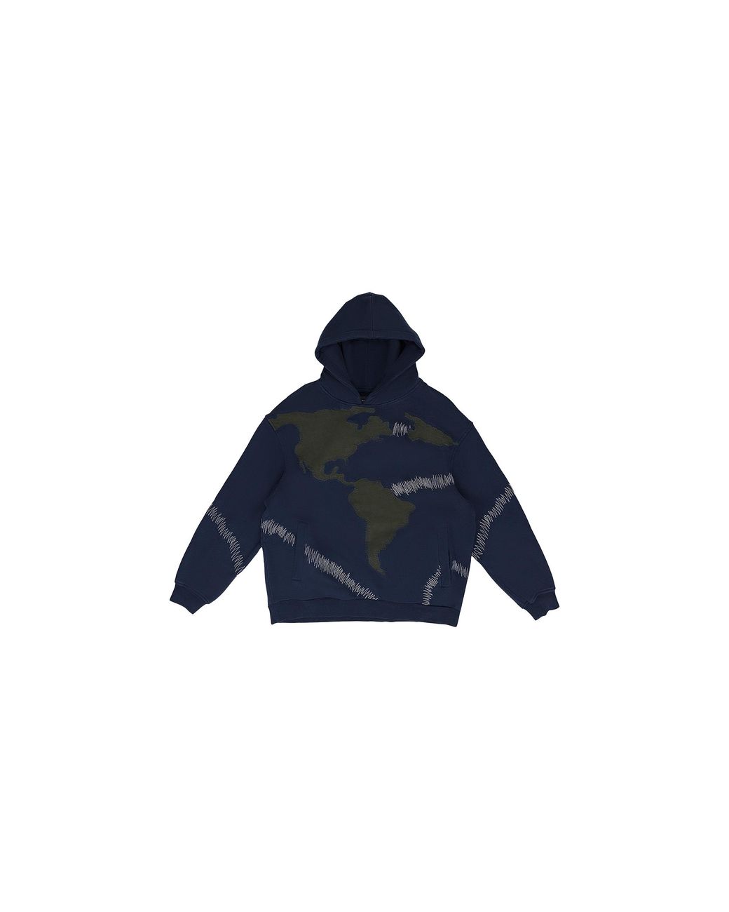Who Decides War Blue Pangia Pullover Hoodie 11100220010" for men