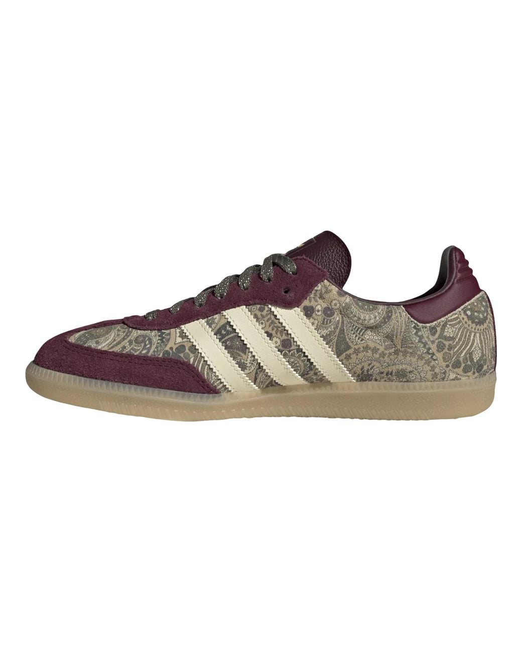 Adidas Black Wmns Samba Liberty "Burgundy" Kh9802"
