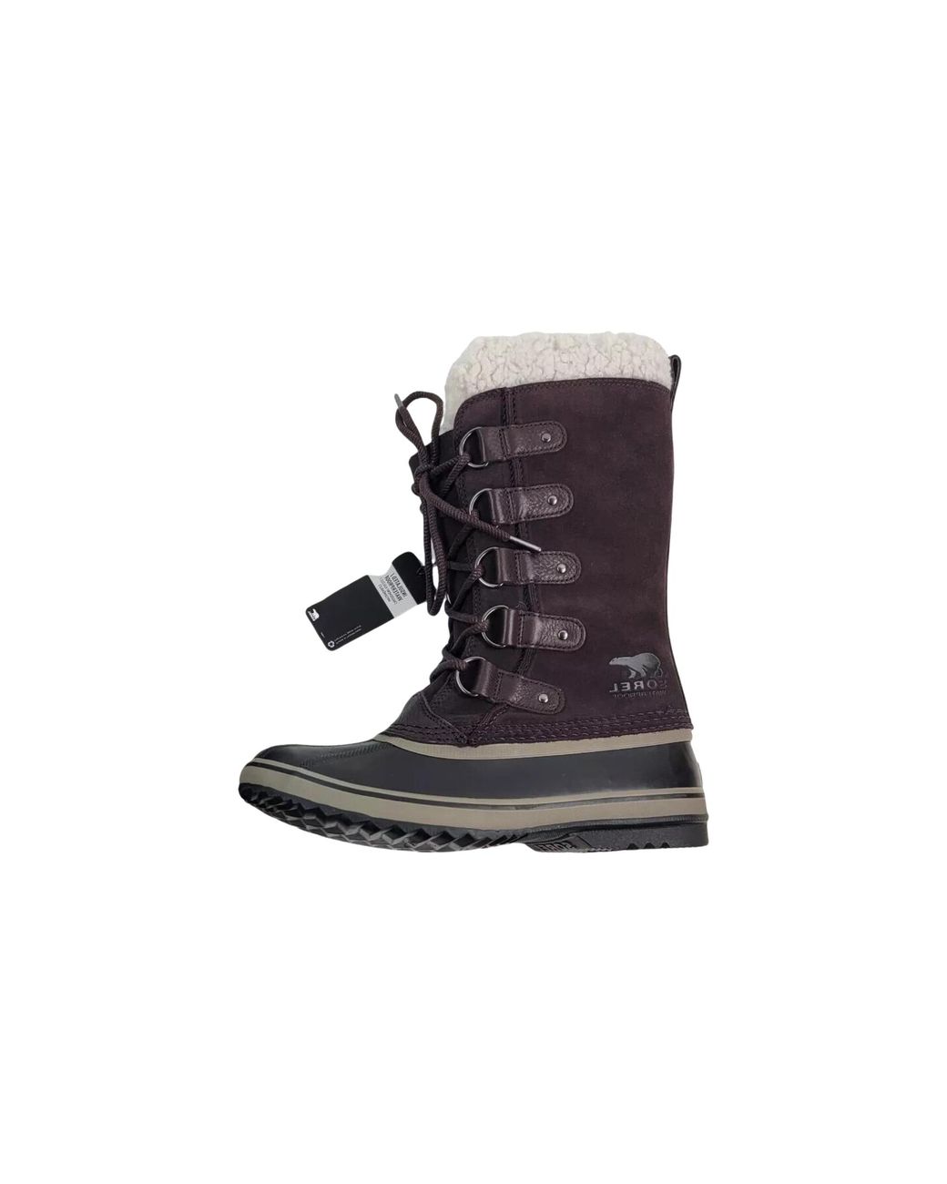 Sorel Black Joan Of Arctic Waterproof "New Cinder Wet Sand" Nl4548 203"
