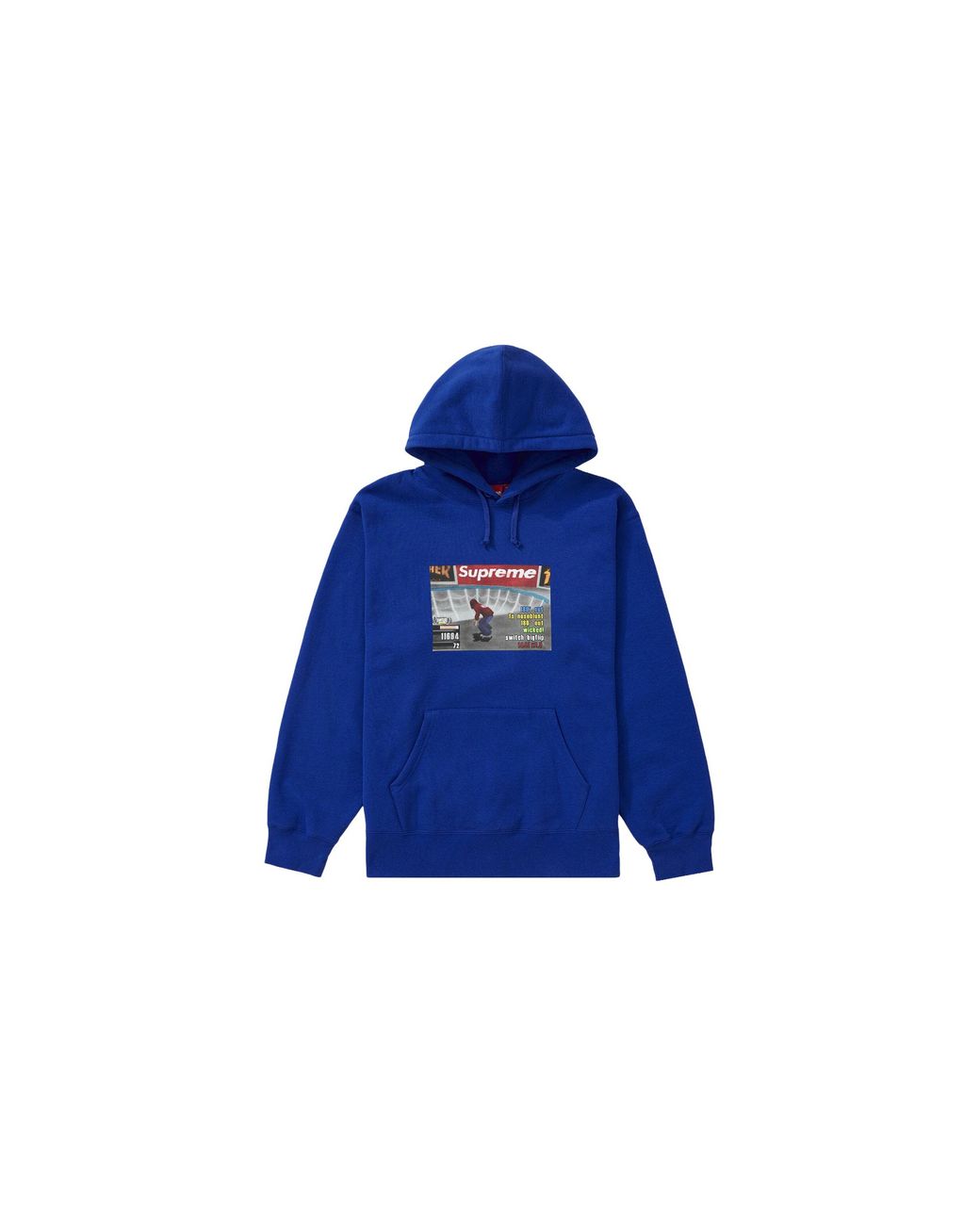 Supreme Blue Thrasher Hooded Sweatshirt "Royal" Fw21Sw98"