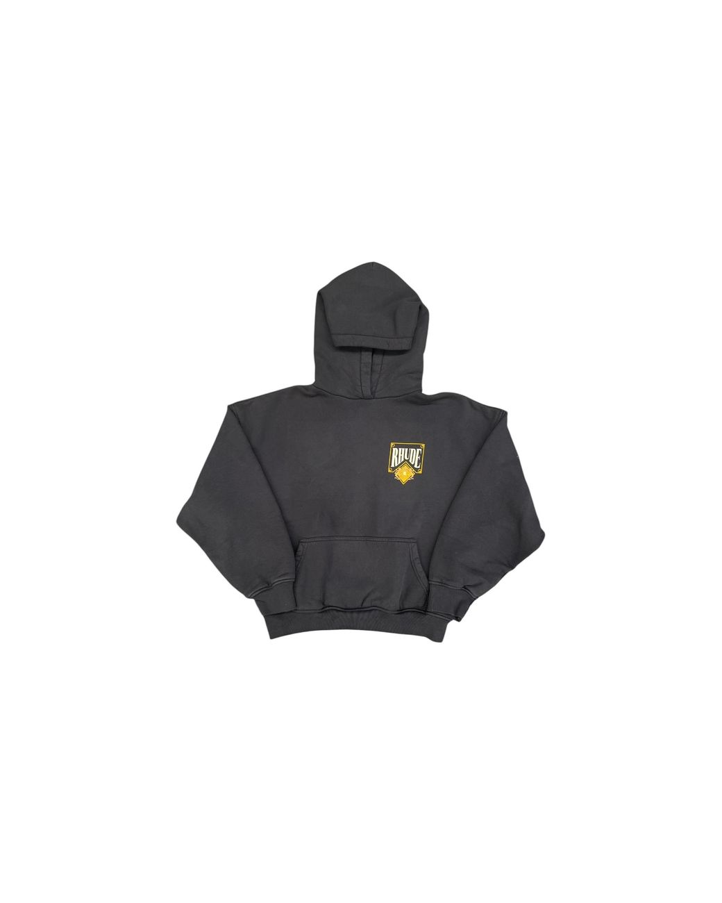 Rhude Black Playing Card Hoodie "Vintage Rhss26Ho05012 Blk" for men