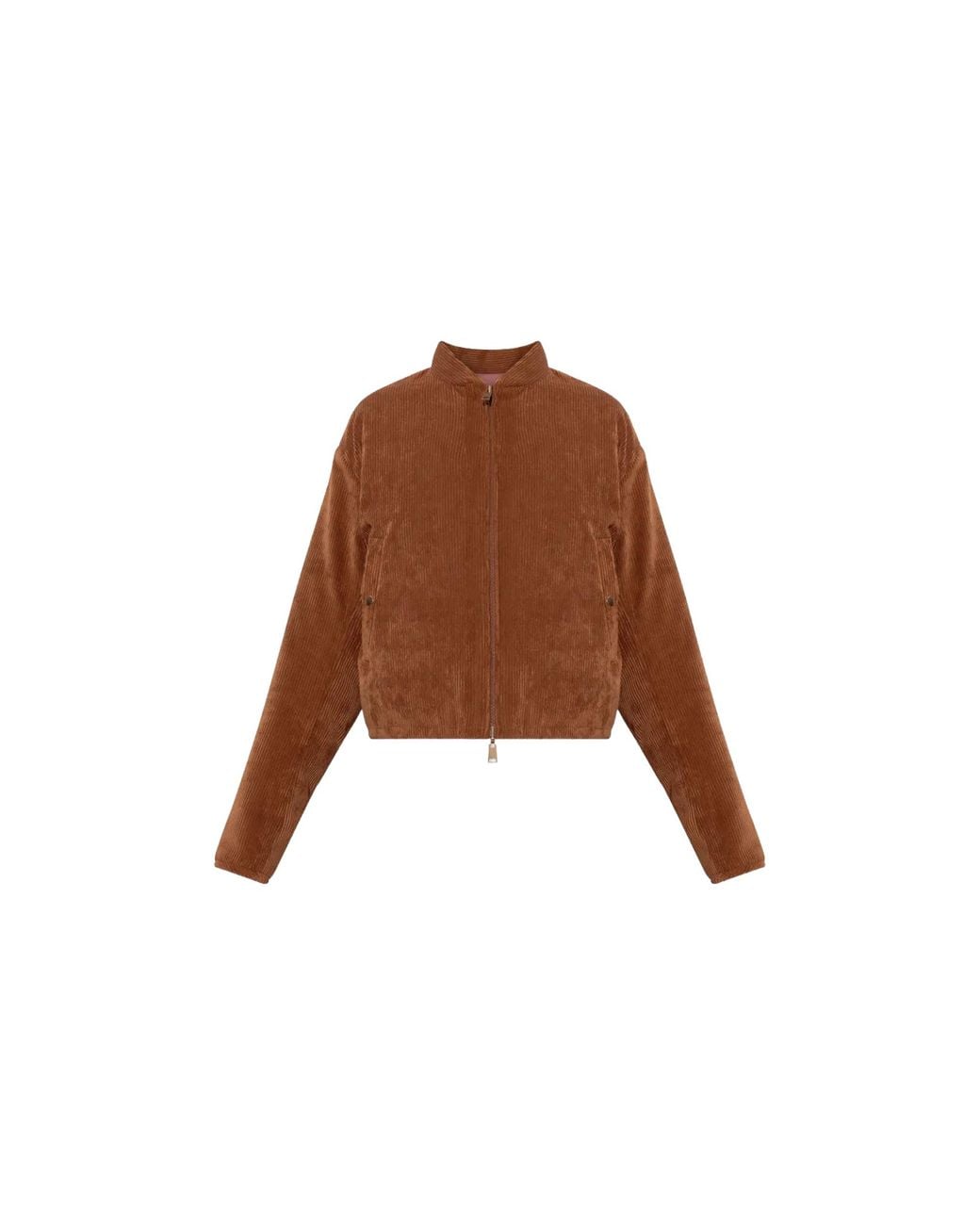 Moncler Brown Blageon Corduroy Reversible Down Jacket "Camel" Mon90"