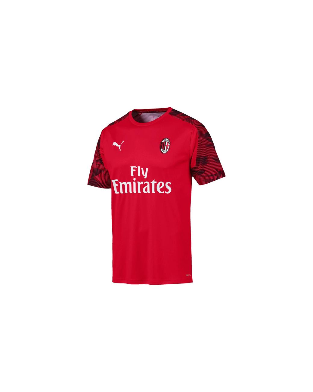 PUMA Red Ac Milan Training Jersey Short Sleeve 756141 01" for men