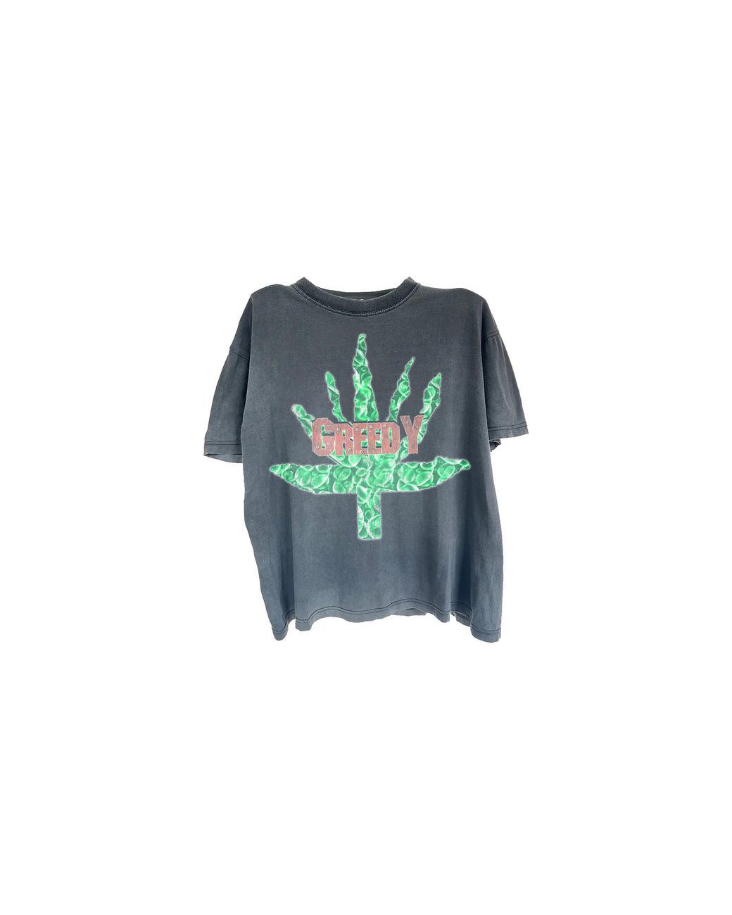 Greedy Unit Black Ganja T-Shirt Gut Mtps 0002" for men