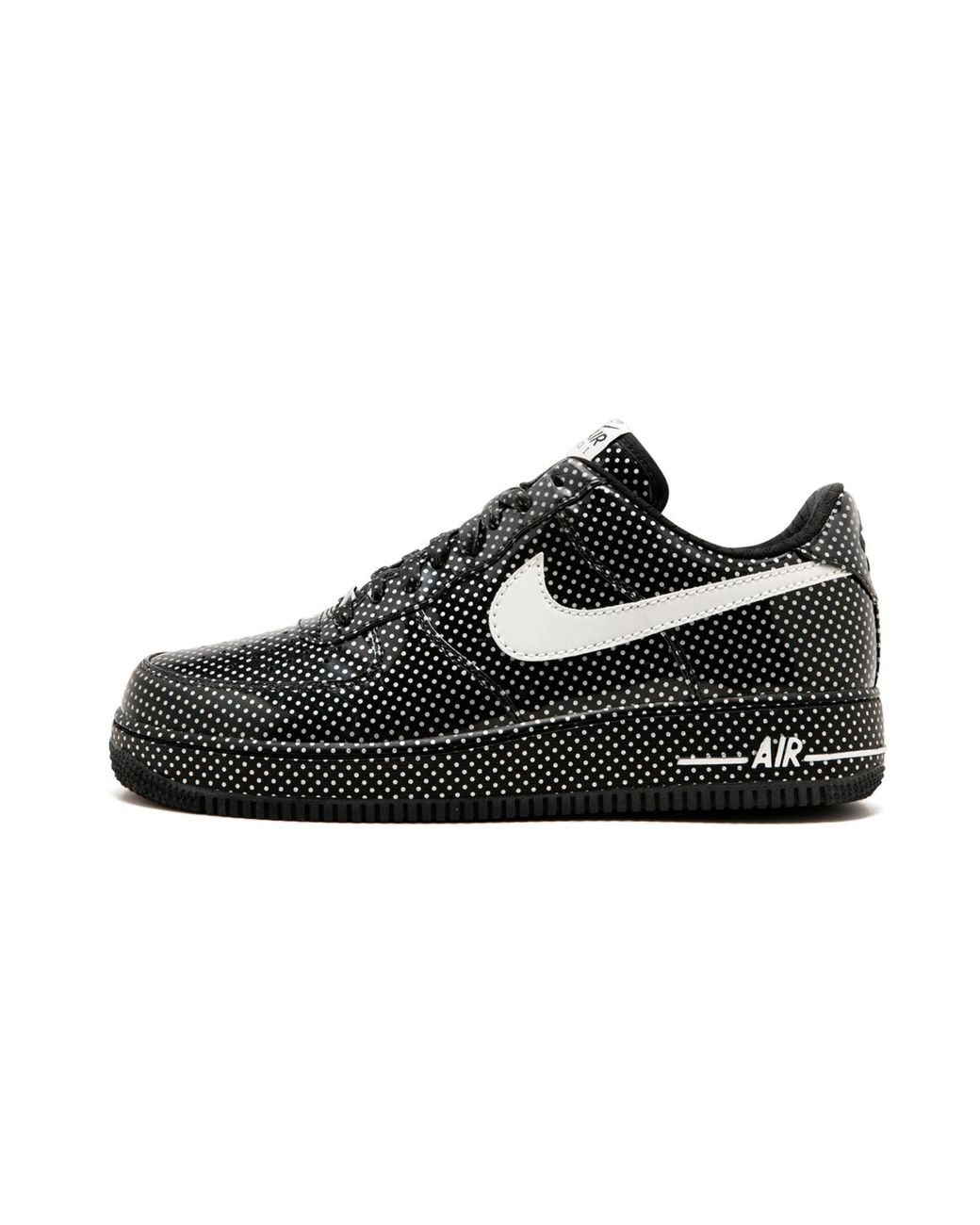 Nike Black Air Force 1 Premium '07 Swan" 315186 013"