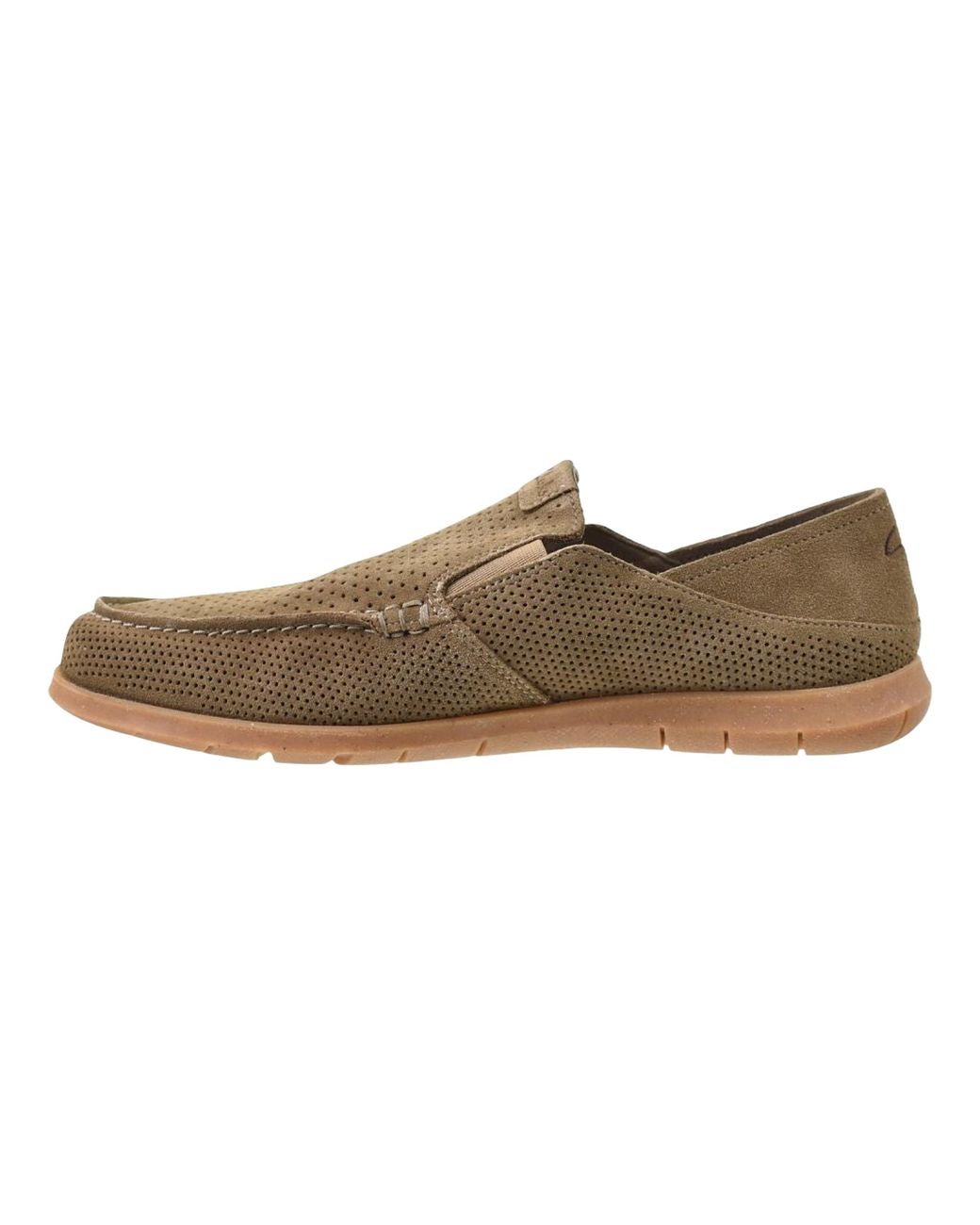 Clarks Black Flexway Easy "Light Tan Suede" 26176948" for men