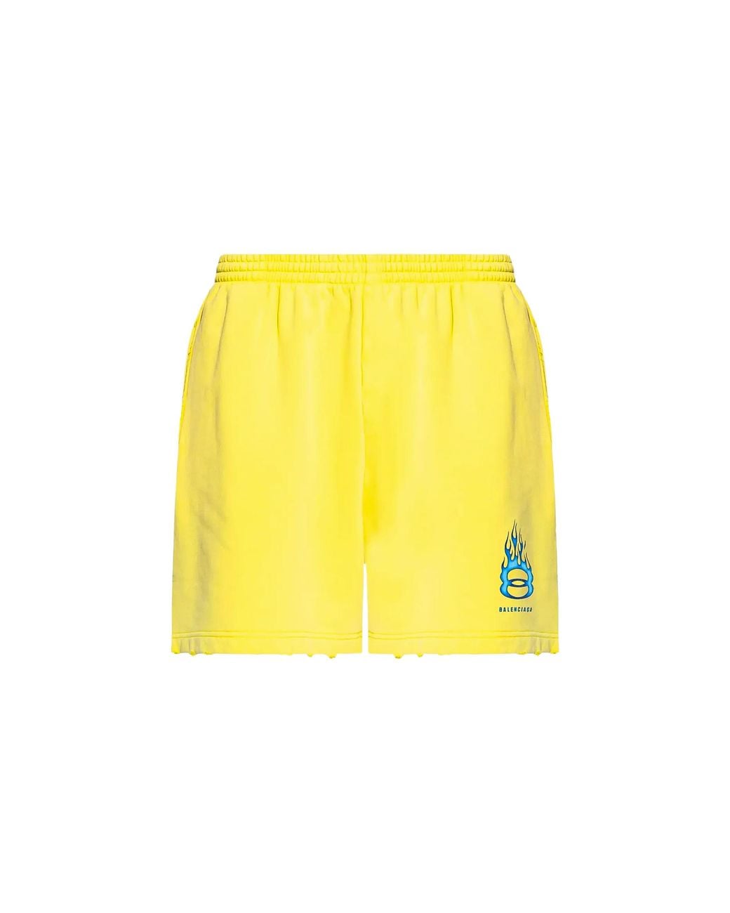 Balenciaga Yellow Burning Unity Bermuda Shorts 676137 Tqvw9 7411" for men