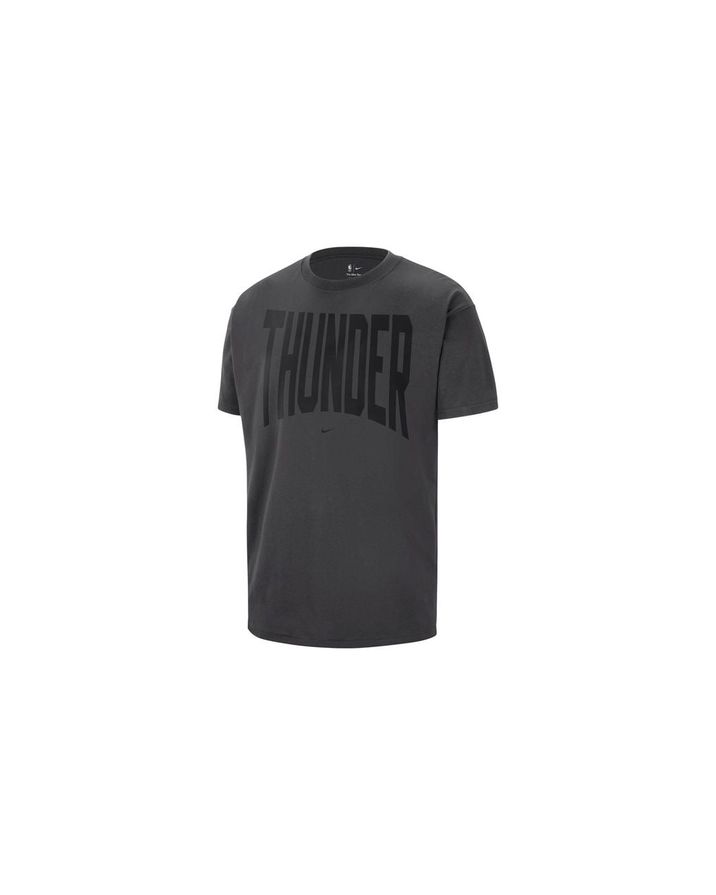 Nike Black Oklahoma City Thunder Peak Travel T-Shirt "Dark Charcoal" Iu1346 099" for men
