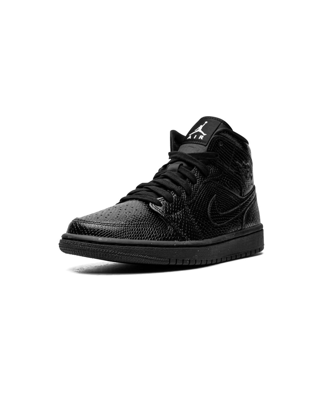 Nike Black Air 1 Mid Snakeskin" Bq6472 010"