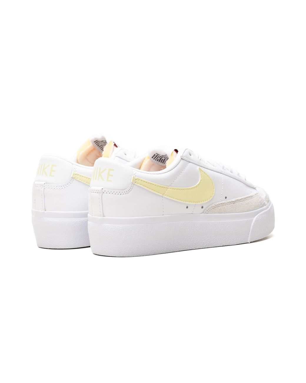 Nike White Blazer Low Platform Life Lime" Dj0292 115"