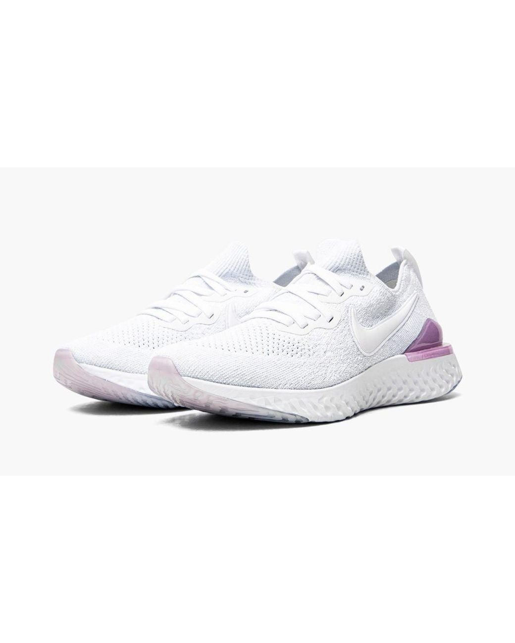 Nike Rubber Epic React Flyknit 2 Running Shoe (white) - Clearance Sale -  Save 53% - Lyst