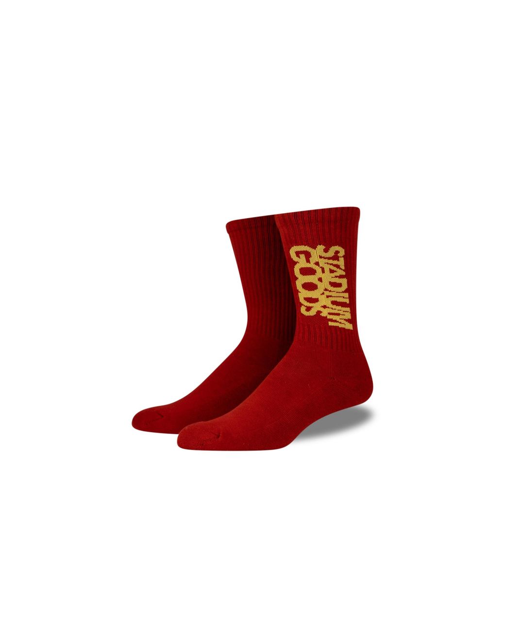 Stadium Goods Red Crew Sock "Bay" Sgs0299" for men