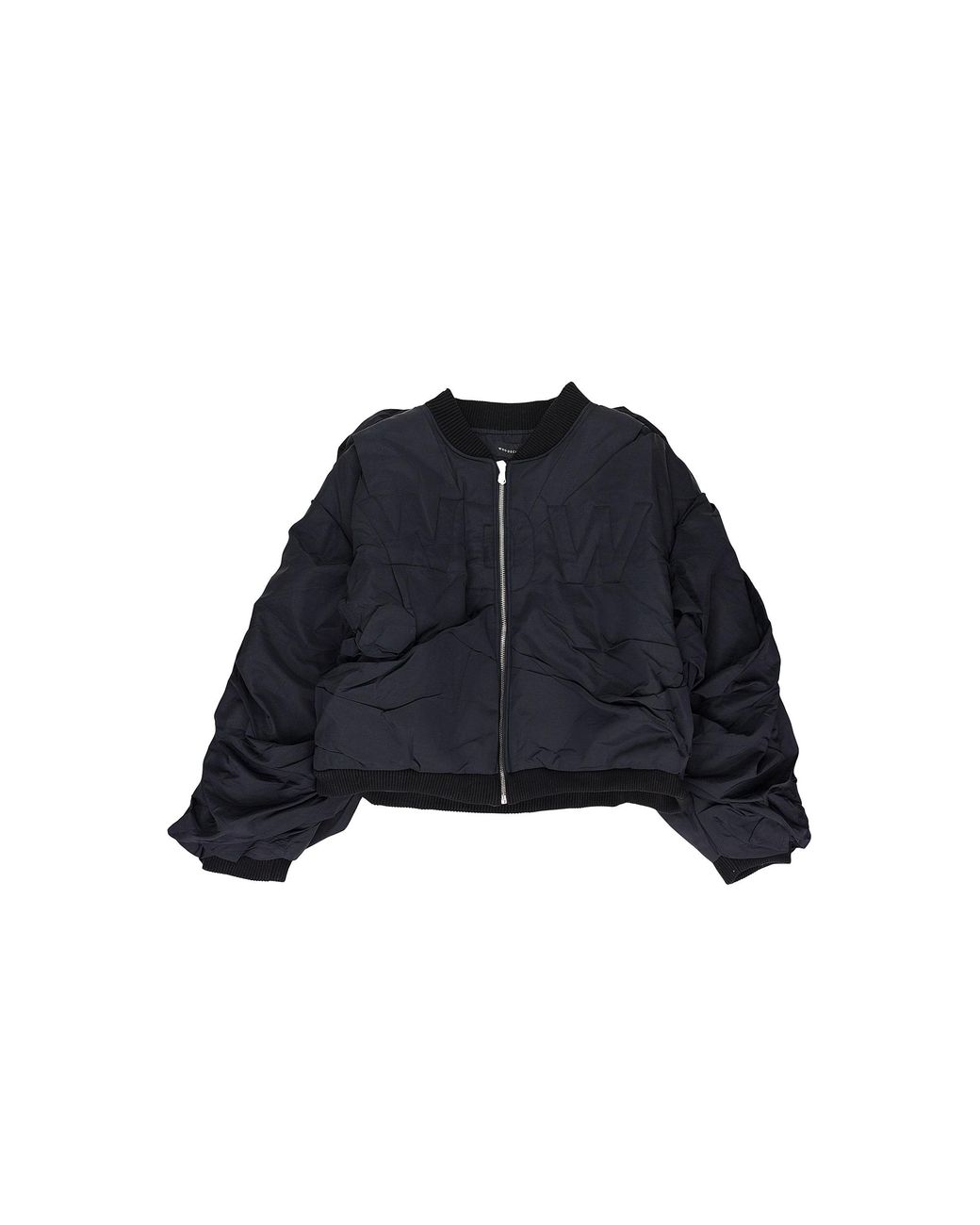 Who Decides War Black Draped Bomber 11300930002Aw23" for men