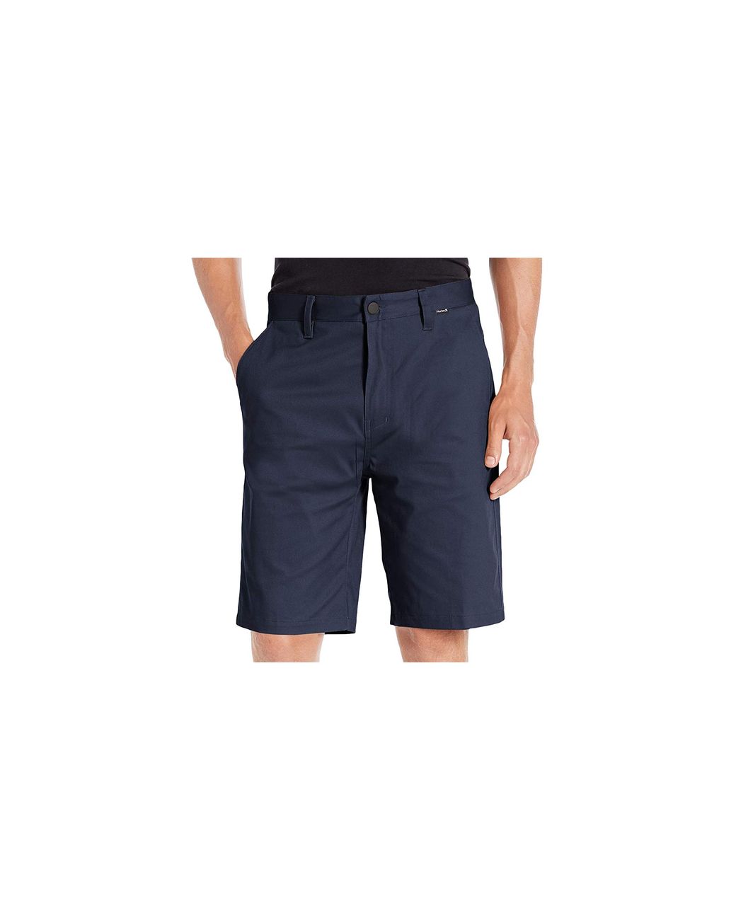 Hurley Black One & Onlt Stretch Chino Walk Shorts 21" "Obsidian" Av7935-451" for men